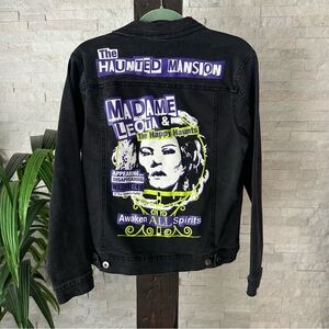 Disney Store The Haunted Mansion Madame Leota Denim Punk Jacket Size Small